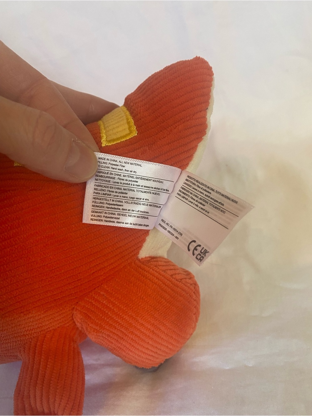 Pokémon Corduroy Fuecoco Plush Nintendo Creature Game Freak Collectible - Picture 9 of 12